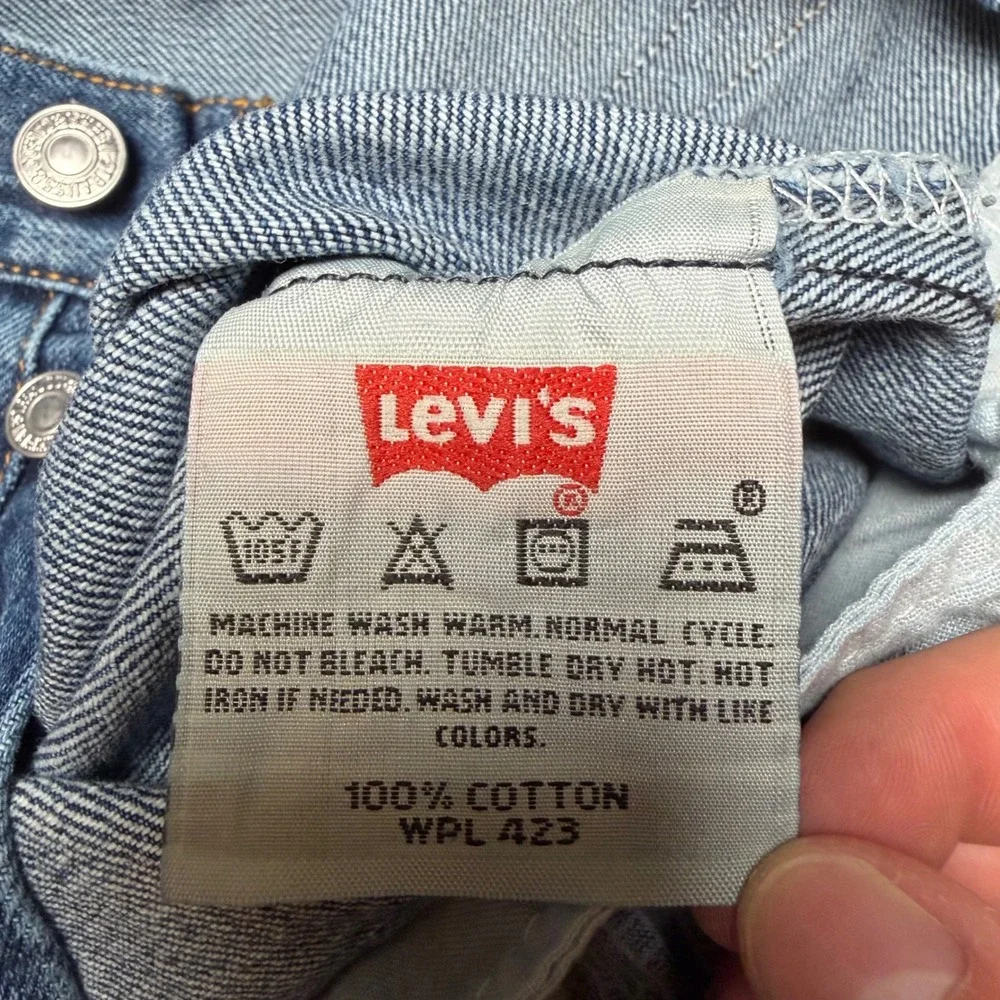 Vintage Levis 501 Original Fit Jeans Mens 34x30 Blue Medium Wash Button Fly Y2K